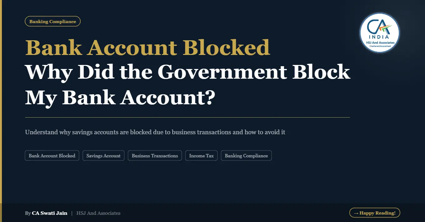 Why Did the Government Block My Bank Account?